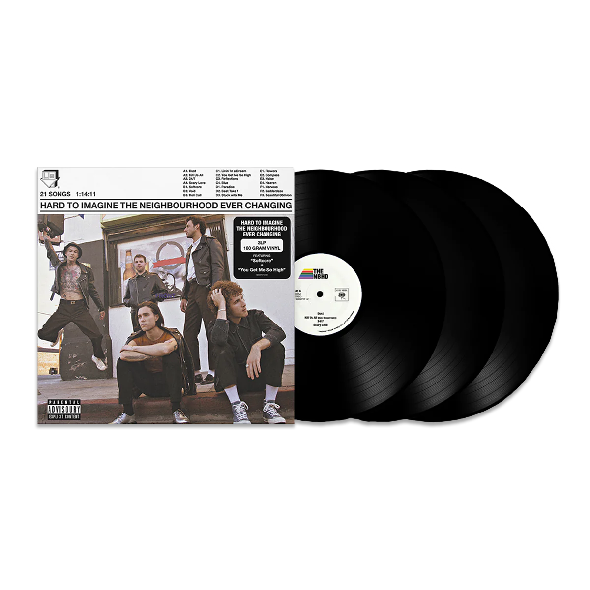 The Neighbourhood - Hard To Imagine The Neighbourhood Ever Changing 3xLP