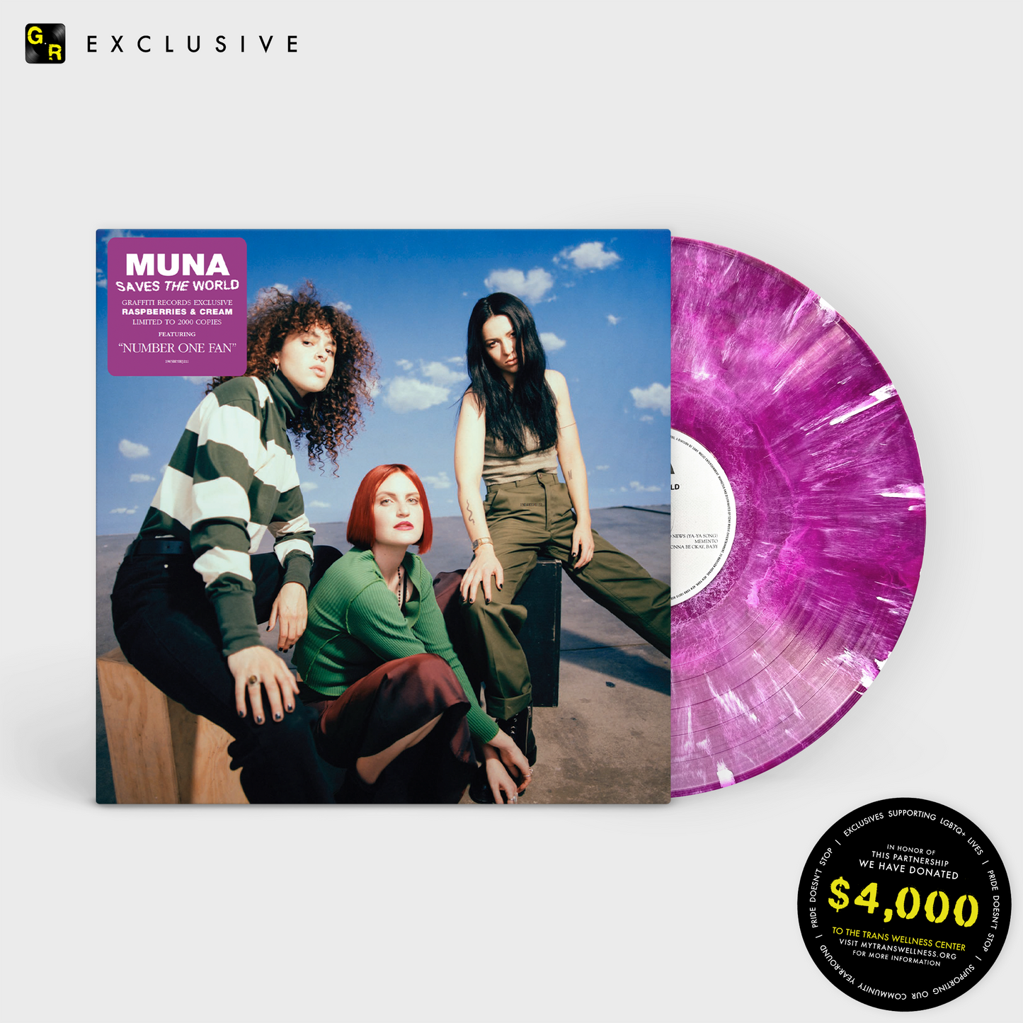 MUNA - Saves the World LP (Graffiti Records Exclusive)