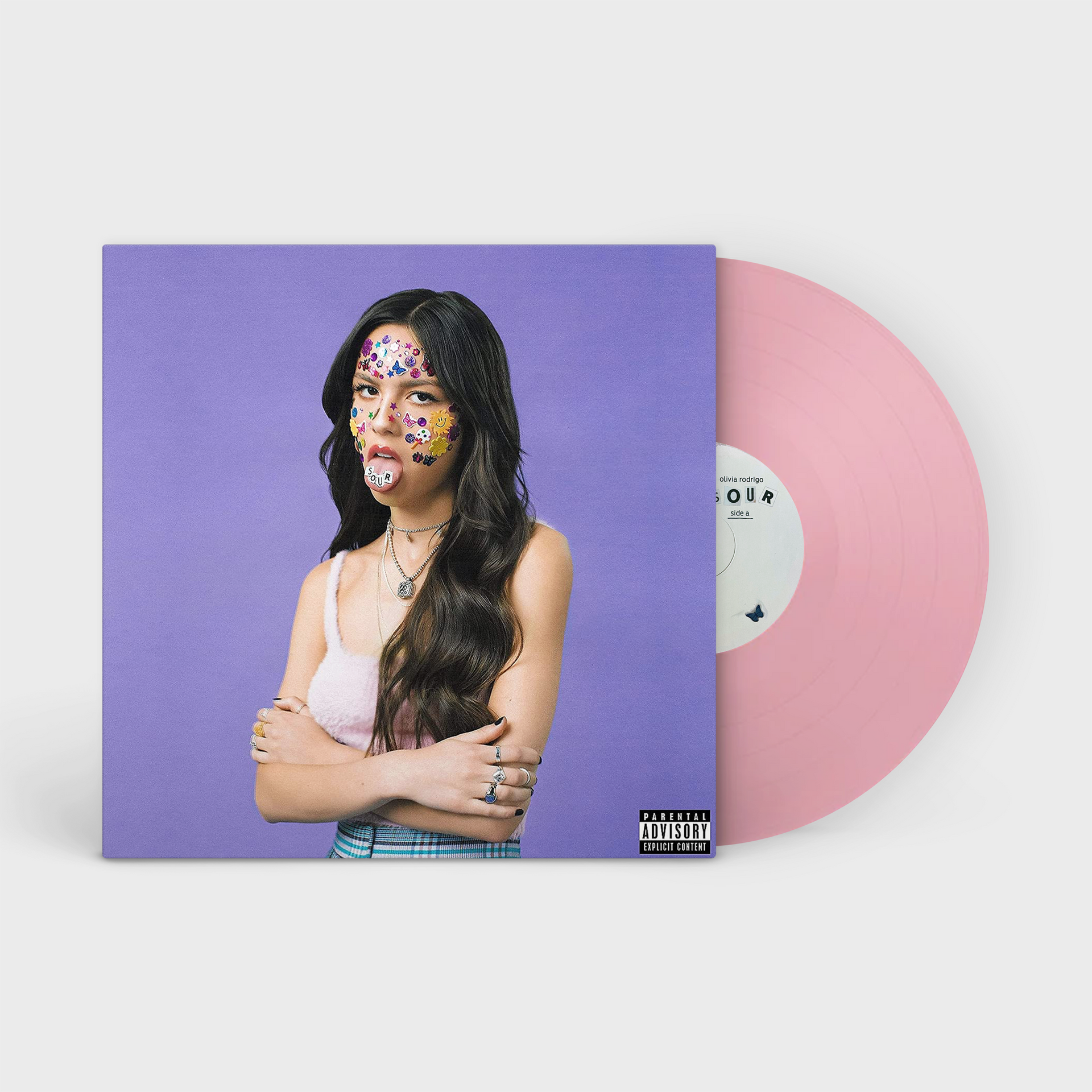 Olivia Rodrigo 直筆サイン sour Olivia Rodrigo 'Sour' Signed Vinyl Album Beckett BSA RARE Pop Star