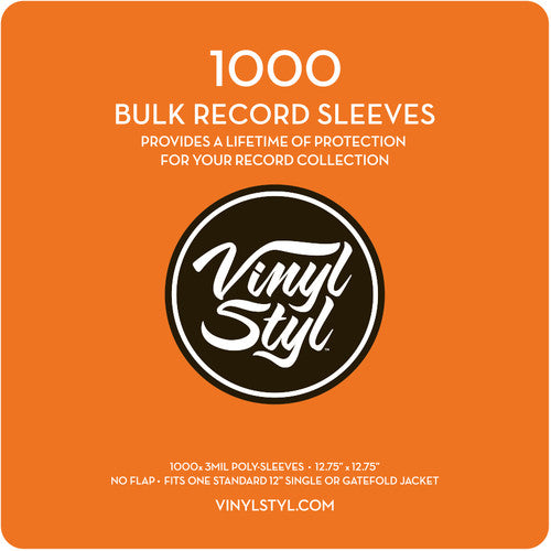 Vinyl Styl™ 12" Vinyl Record Protective Outer Sleeves - 1000 Count